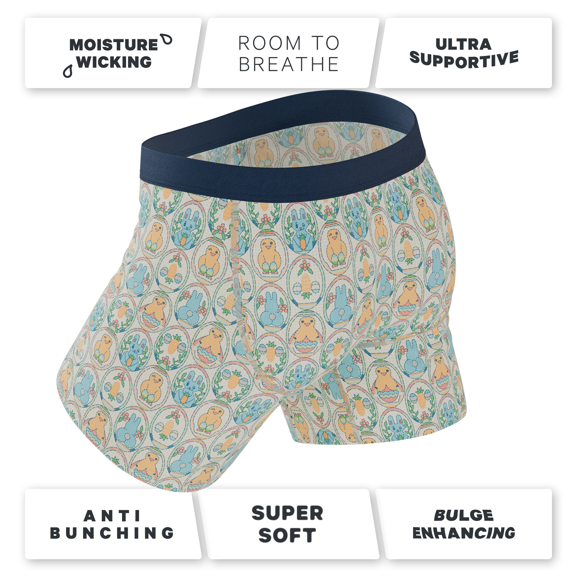 The Chicks Dig It | Pastel Easter Ball Hammock® Pouch Underwear - Shinesty