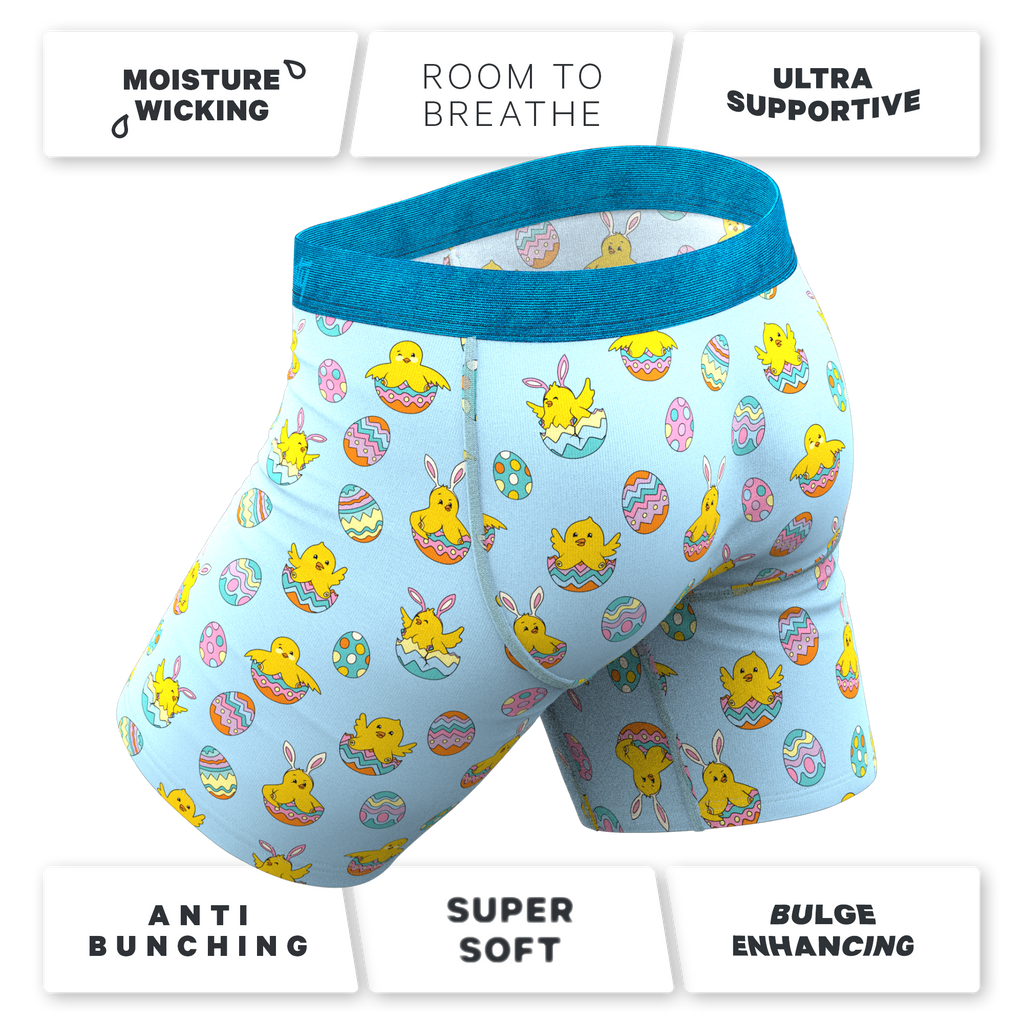 The Chicks Gone Wild | Easter Chicks Ball Hammock® Boxer - Long Leg - Shinesty
