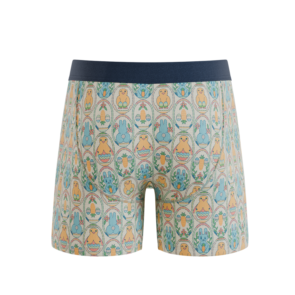 The Chicks Dig It | Pastel Easter Ball Hammock® Pouch Underwear With Fly - Shinesty