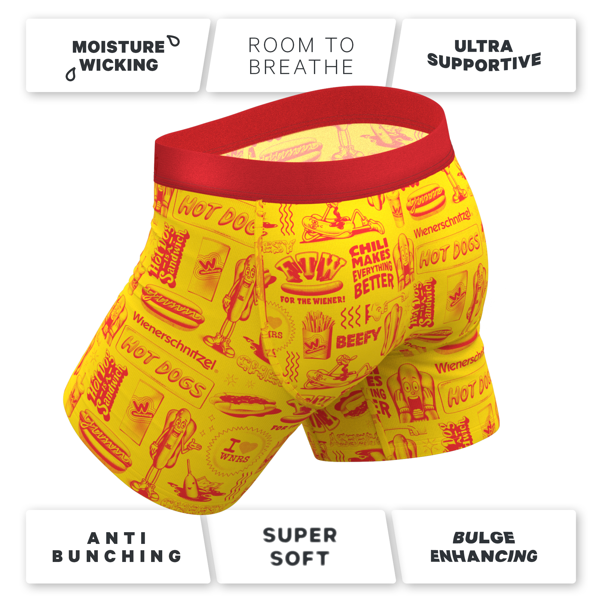 The Chili Dog | Shinesty x Wienerschnitzel Ball Hammock® Pouch Underwear - Shinesty