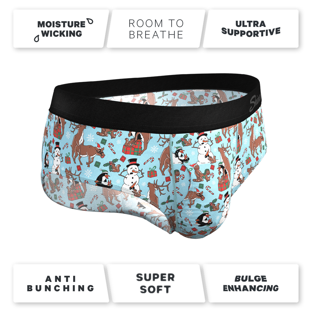 The Christmas Key Party | Christmas Characters Ball Hammock® Pouch Underwear Briefs - Shinesty