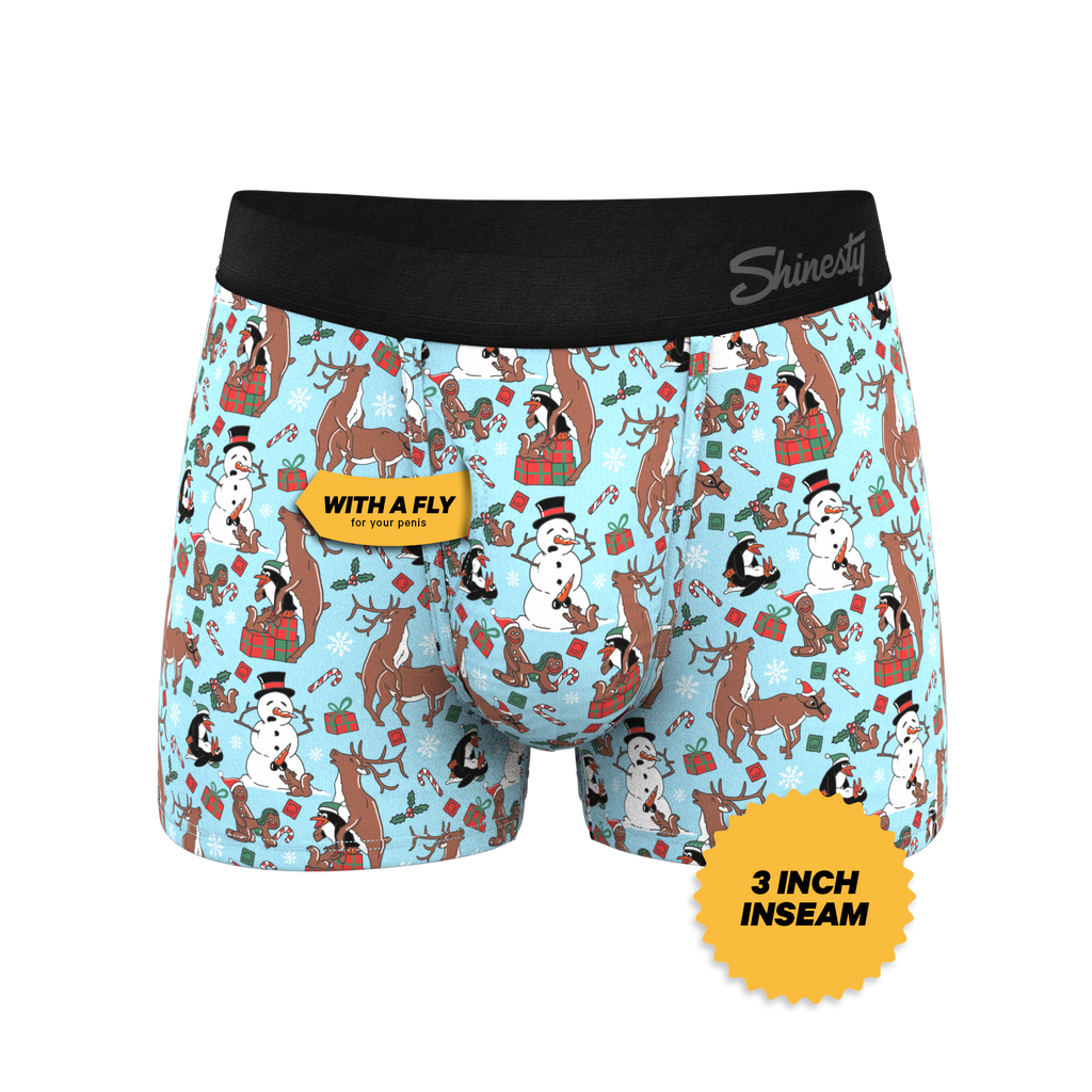 The Christmas Key Party | Christmas Characters Ball Hammock® Pouch Trunks Underwear - Shinesty