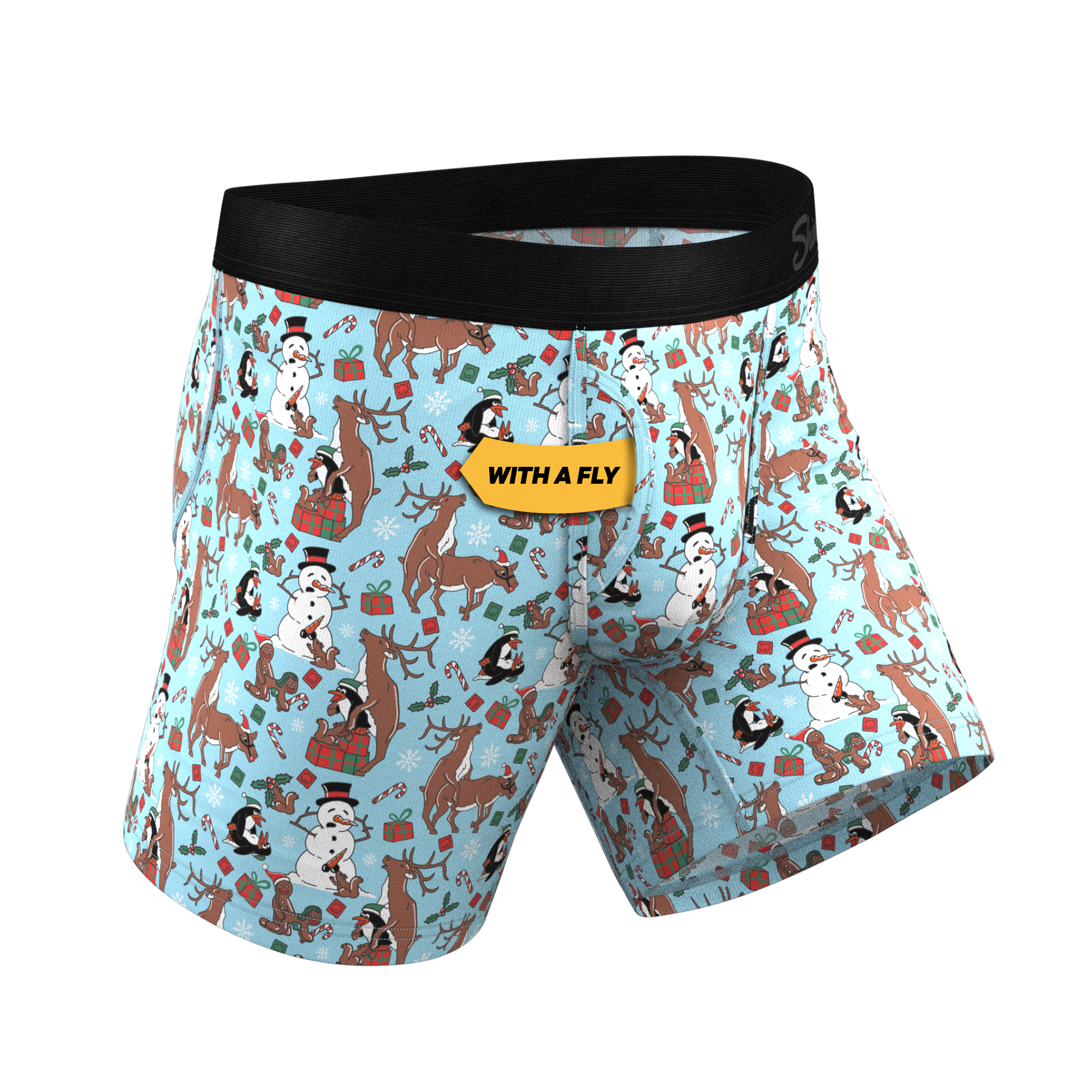 The Christmas Key Party | Christmas Characters Ball Hammock® Pouch Underwear With Fly - Shinesty