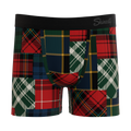 The Clash Of The Tartans | Tartan Patchwork Youth Boxer Briefs - Shinesty