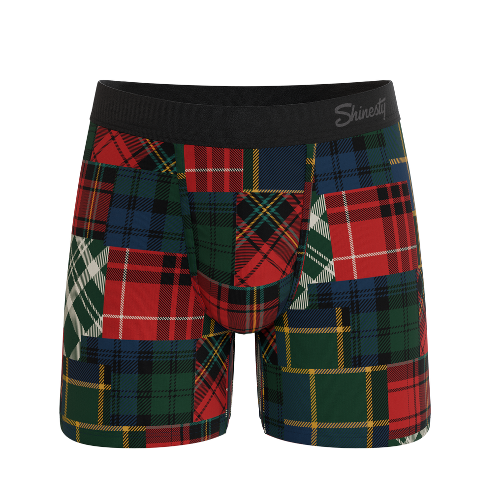 The Clash Of The Tartans | Tartan Patchwork Ball Hammock® Pouch Underwear - Shinesty