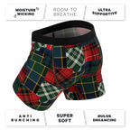 The Clash Of The Tartans | Tartan Patchwork Ball Hammock® Pouch Underwear - Shinesty