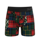 The Clash Of The Tartans | Tartan Patchwork Ball Hammock® Pouch Underwear With Fly - Shinesty