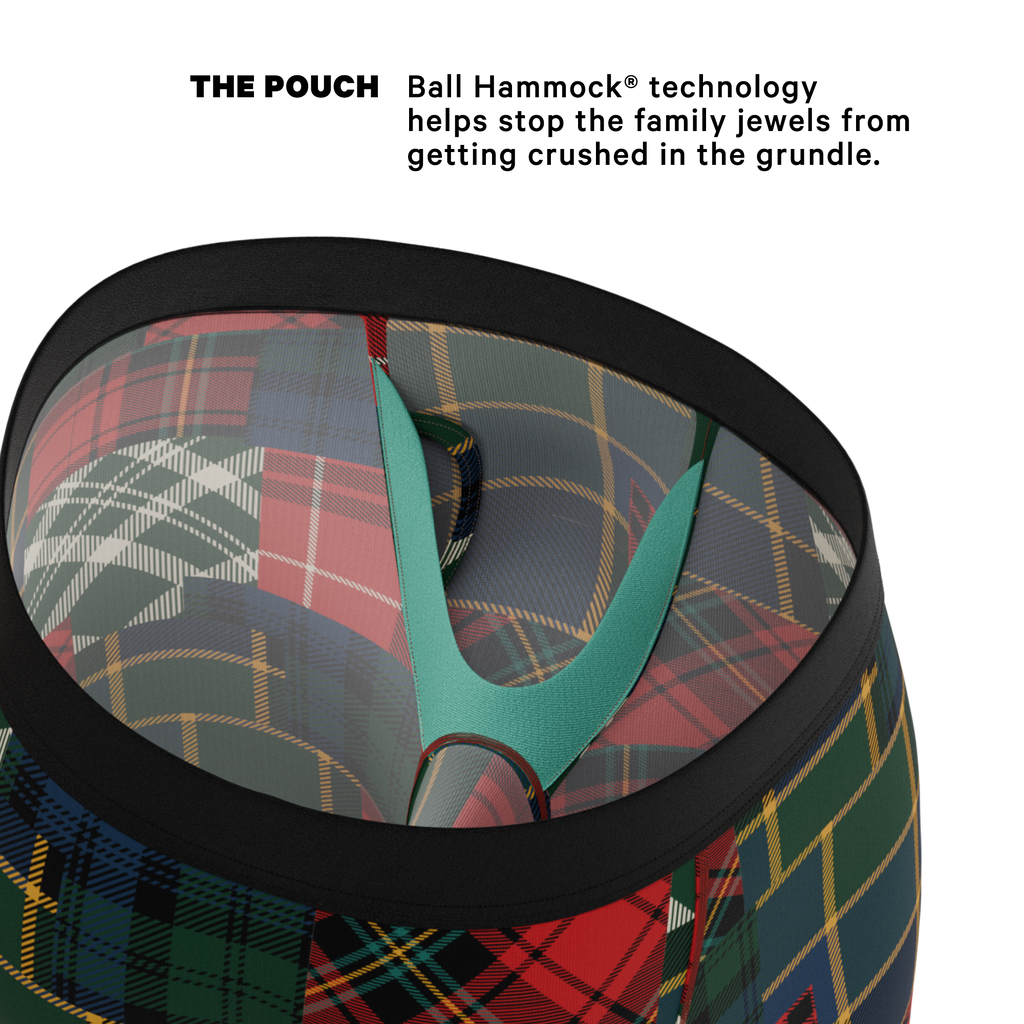 The Clash Of The Tartans | Tartan Patchwork Ball Hammock® Boxer - Long Leg - Shinesty