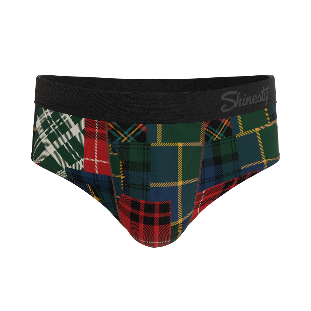 The Clash Of The Tartans | Tartan Patchwork Ball Hammock® Pouch Underwear Briefs - Shinesty