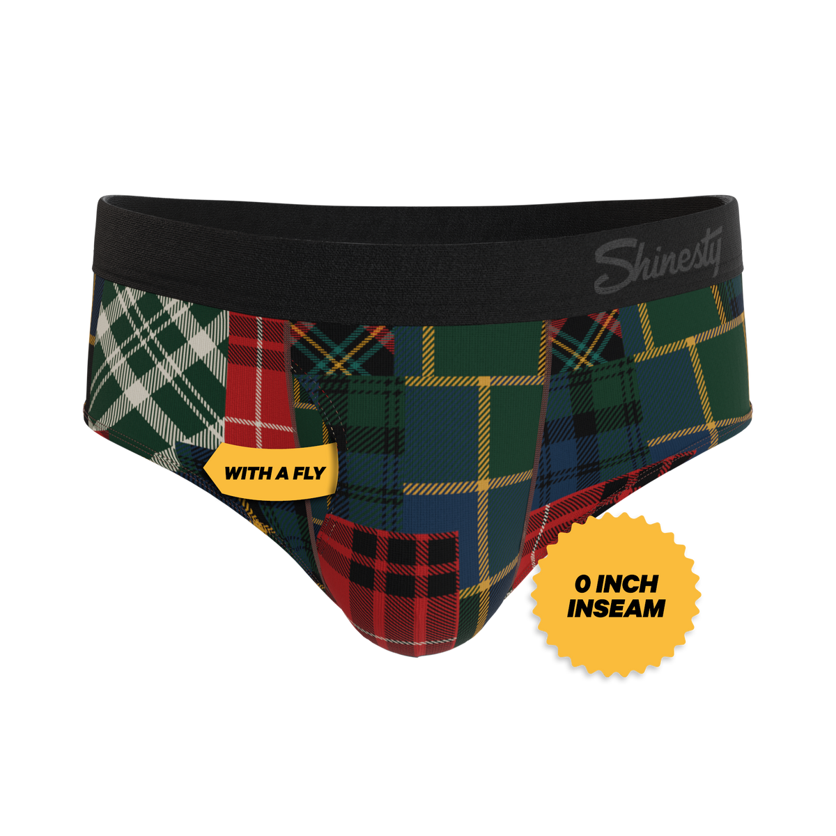 The Clash Of The Tartans | Tartan Patchwork Ball Hammock® Pouch Underwear Briefs - Shinesty