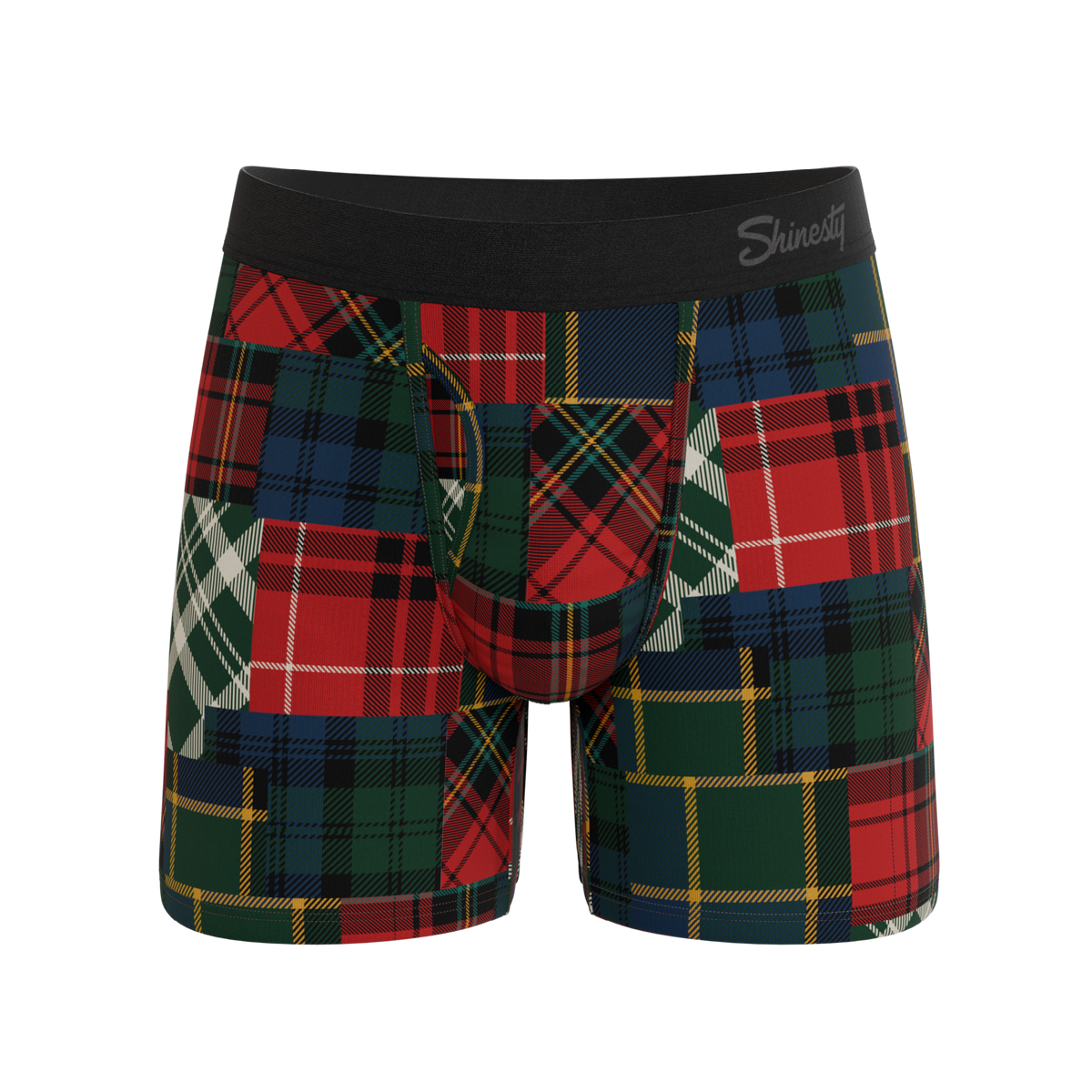 The Clash Of The Tartans | Tartan Patchwork Ball Hammock® Magnum Big Pouch Underwear - Shinesty