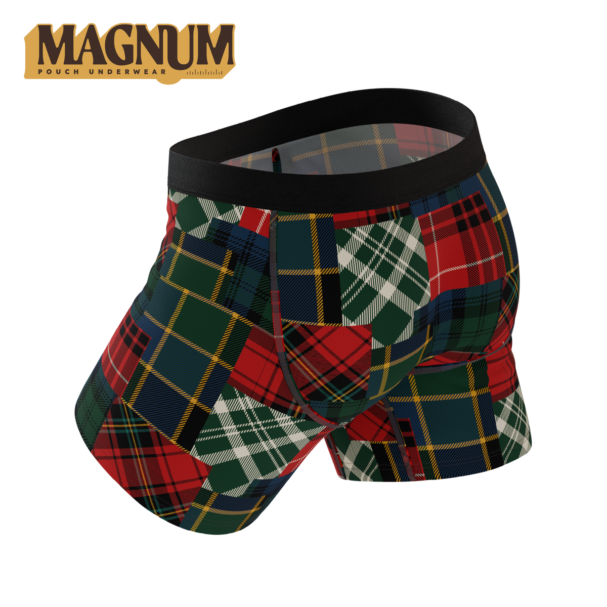 The Clash Of The Tartans | Tartan Patchwork Ball Hammock® Magnum Big Pouch Underwear - Shinesty