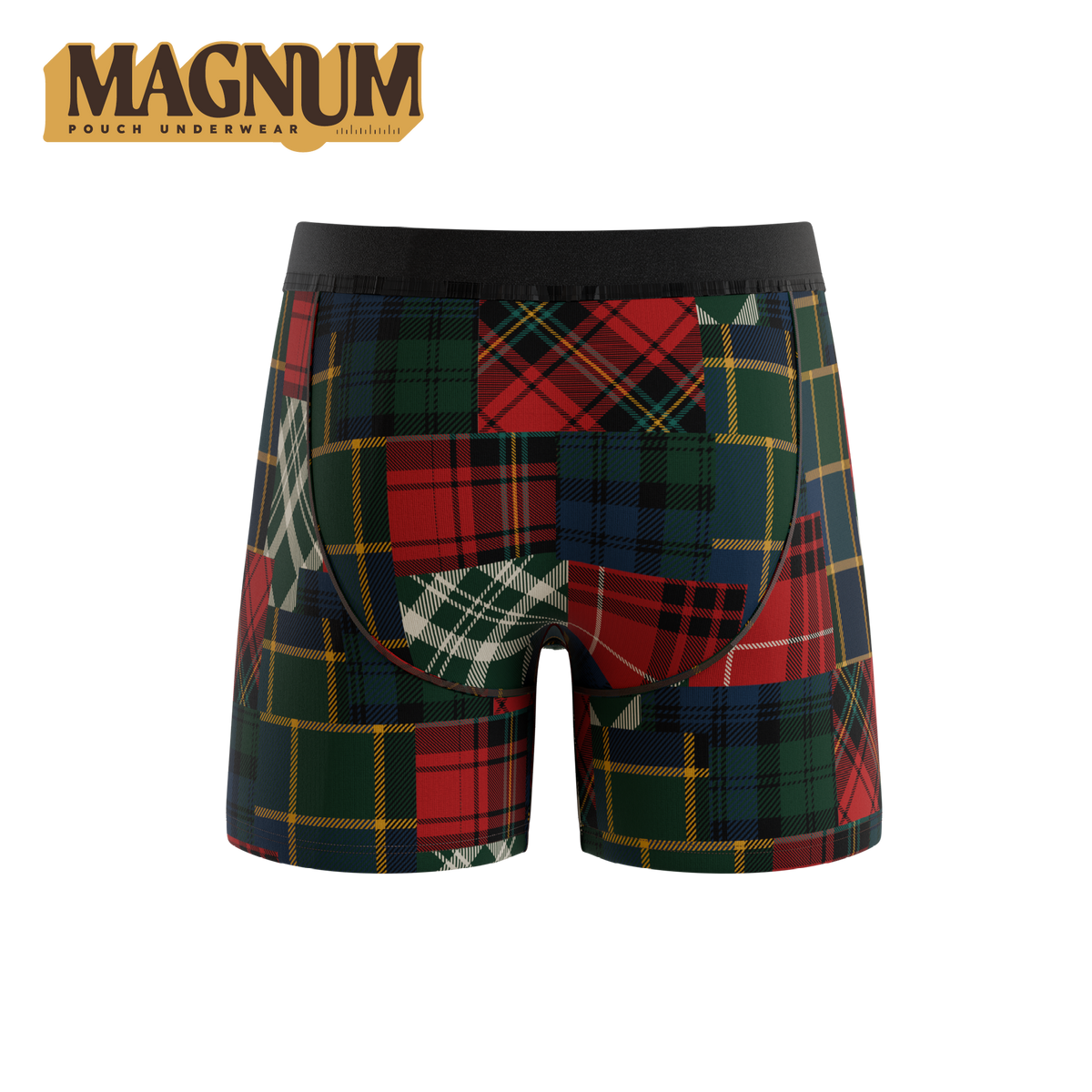 The Clash Of The Tartans | Tartan Patchwork Ball Hammock® Magnum Big Pouch Underwear - Shinesty