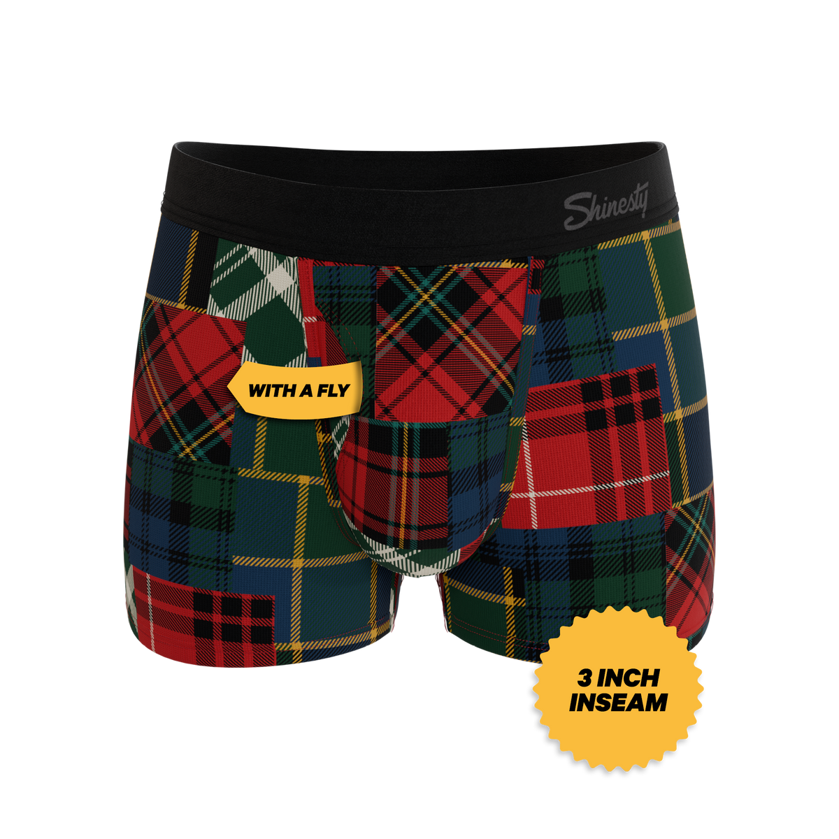 The Clash Of The Tartans | Tartan Patchwork Ball Hammock® Pouch Trunks Underwear - Shinesty