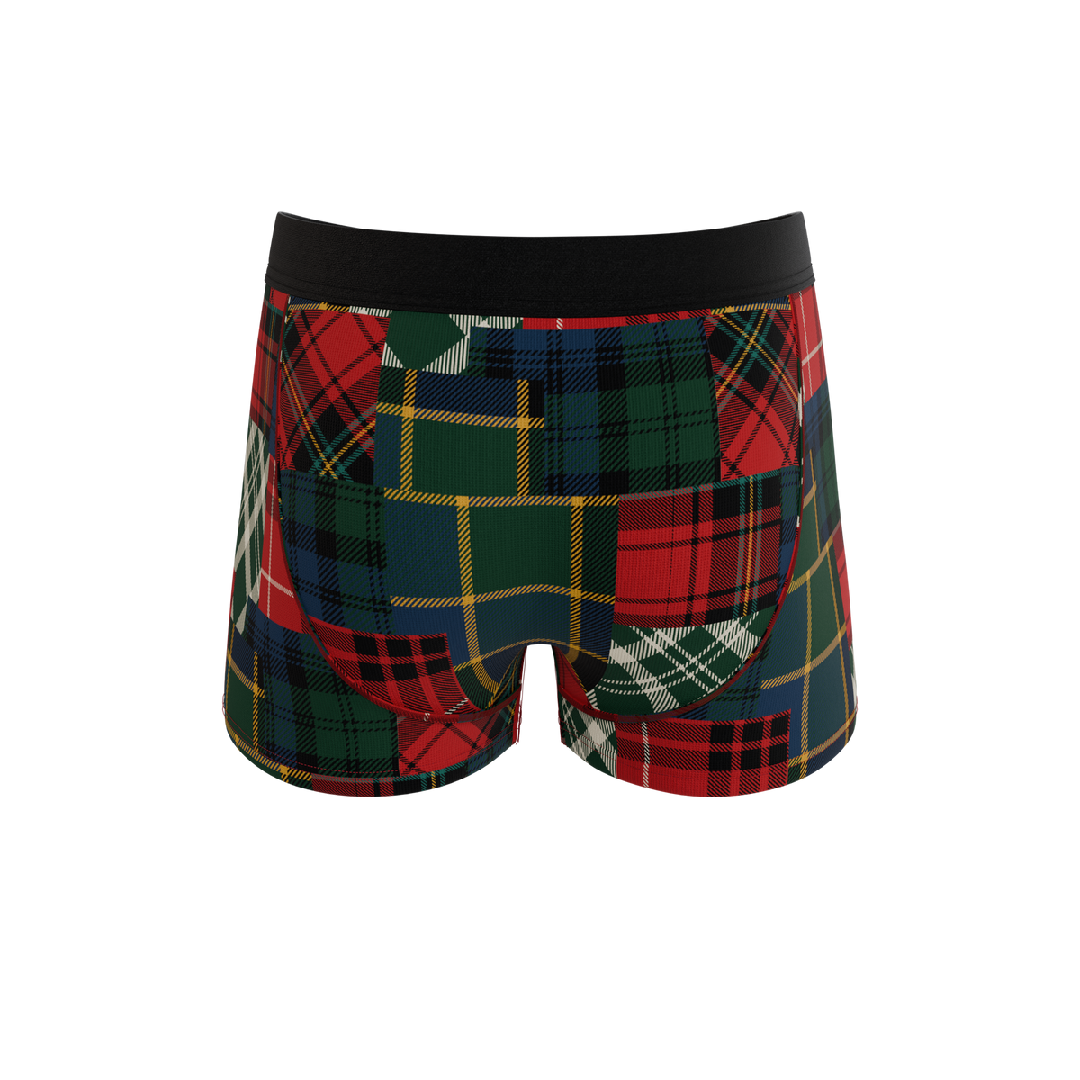 The Clash Of The Tartans | Tartan Patchwork Ball Hammock® Pouch Trunks Underwear - Shinesty