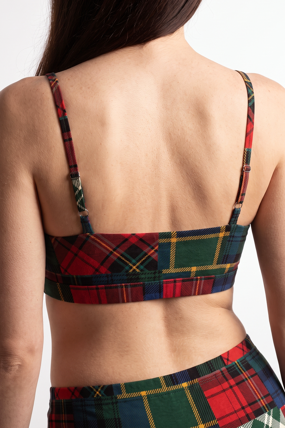 The Clash Of The Tartans | Tartan Patchwork Boob Hammock™ Scoop Bralette - Shinesty