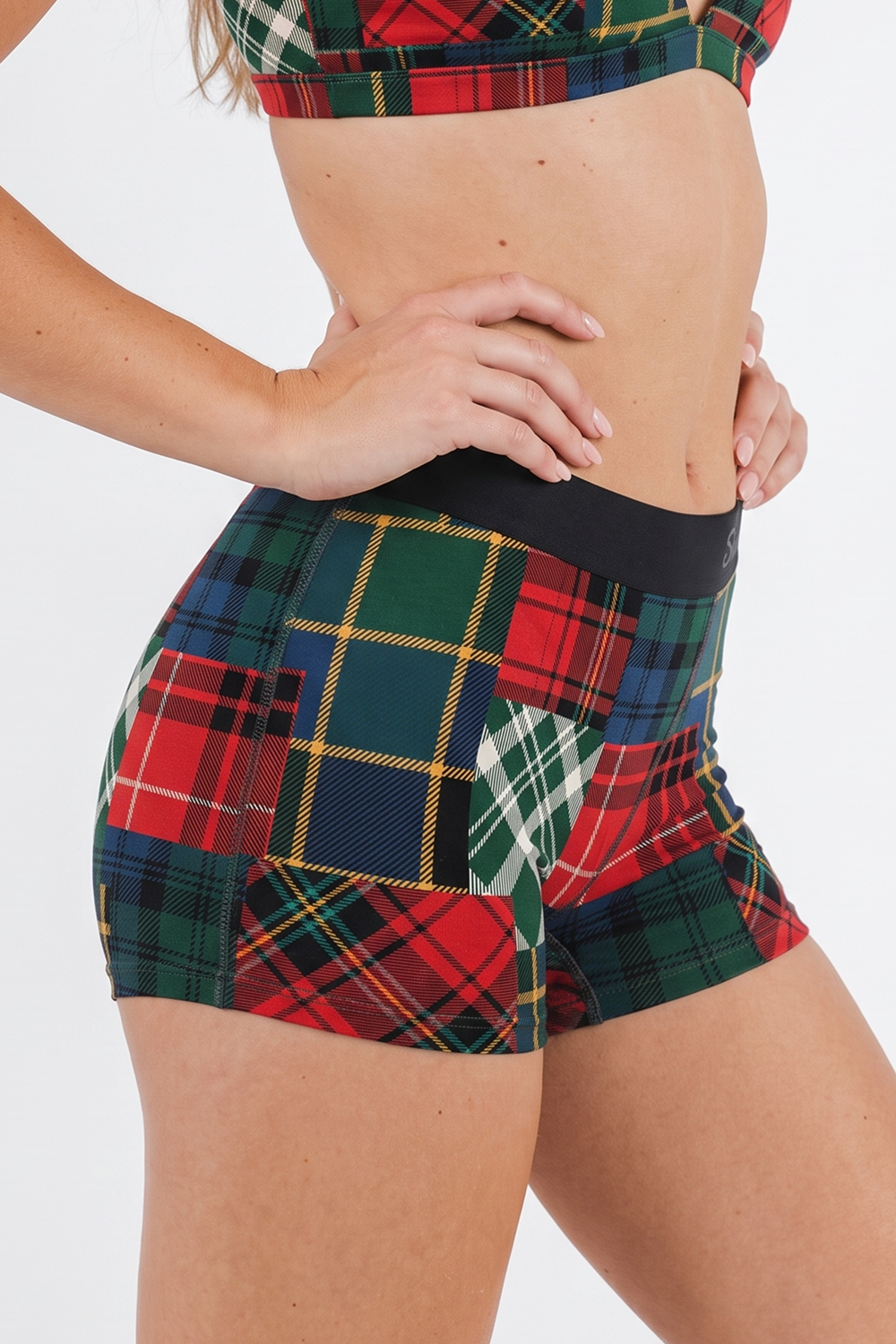 The Clash Of The Tartans | Tartan Patchwork Women’s Boxers - Shinesty