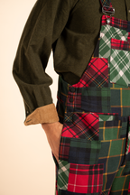 The Clash Of The Tartans | Tartan Patchwork Plaid Men's Straight Leg Pajamarall - Shinesty