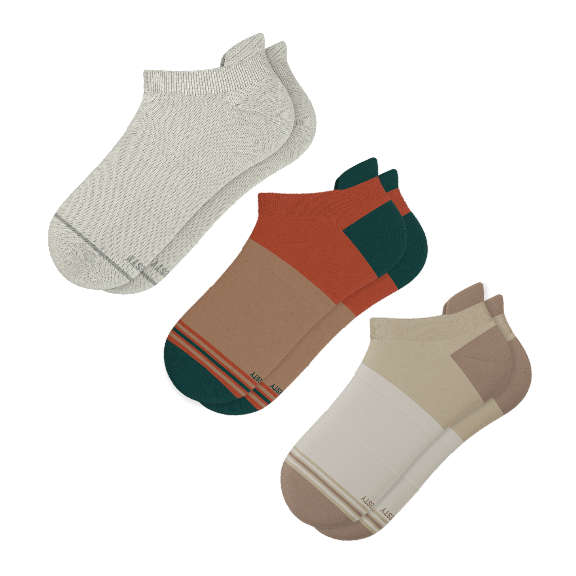 The Classic Bests | Heel Hammock™ Ankle Socks 3 Pack - Shinesty