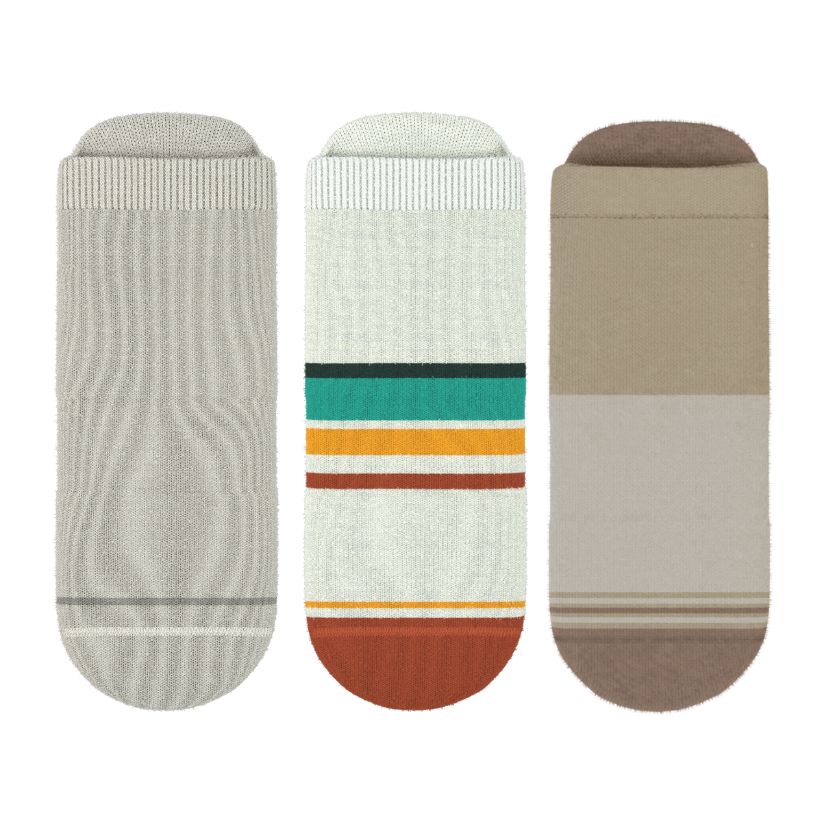 The Classic Bests | Heel Hammock™ Ankle Socks 3 Pack - Shinesty