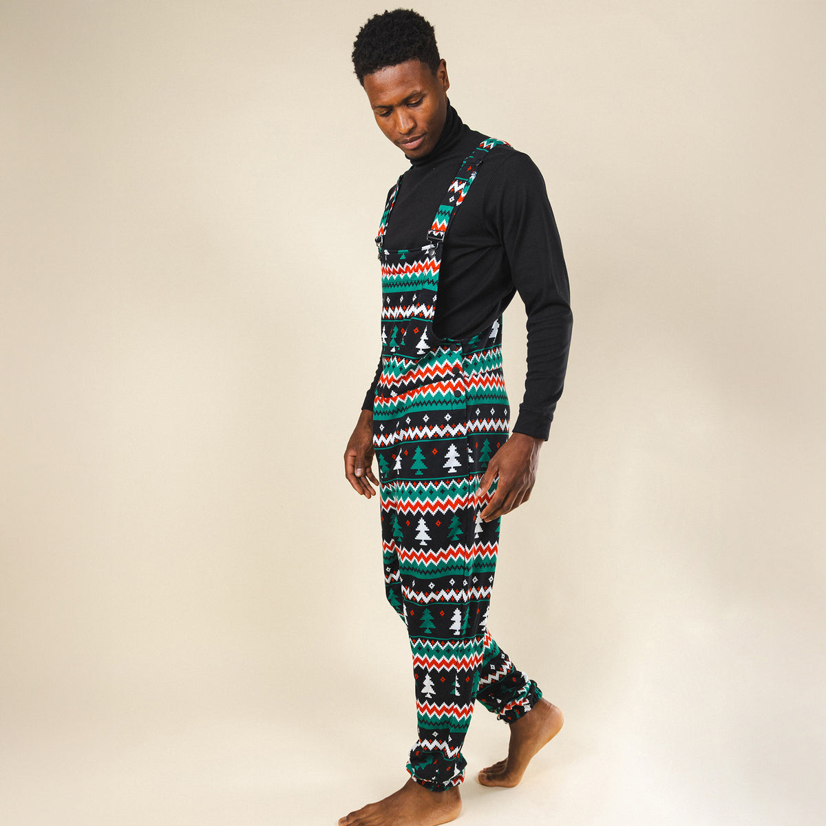 The Classic Caroler | Holiday Fair Isle Pajamaralls® - Shinesty