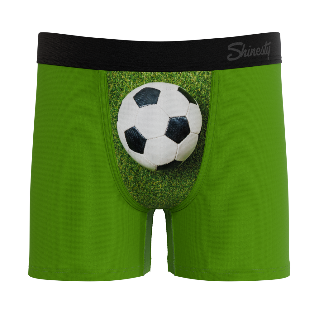 The Cleat King | Soccer Ball Youth Boxer Briefs - Shinesty