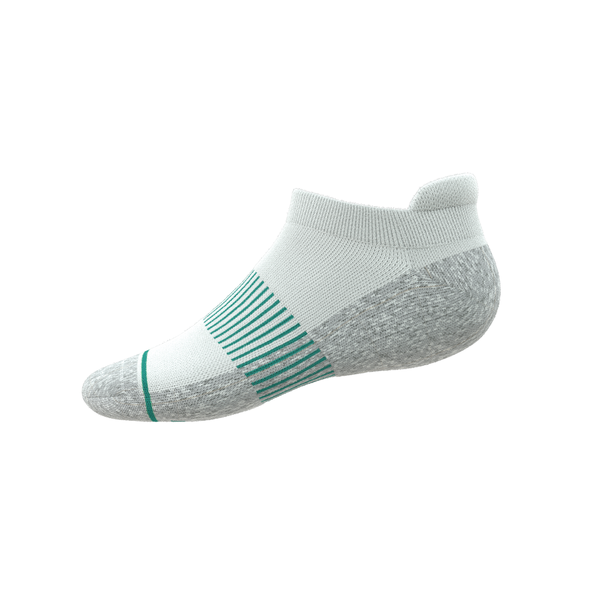 The Cloud 9 | White Stay Weird Heel Hammock™ Ankle Socks - Shinesty