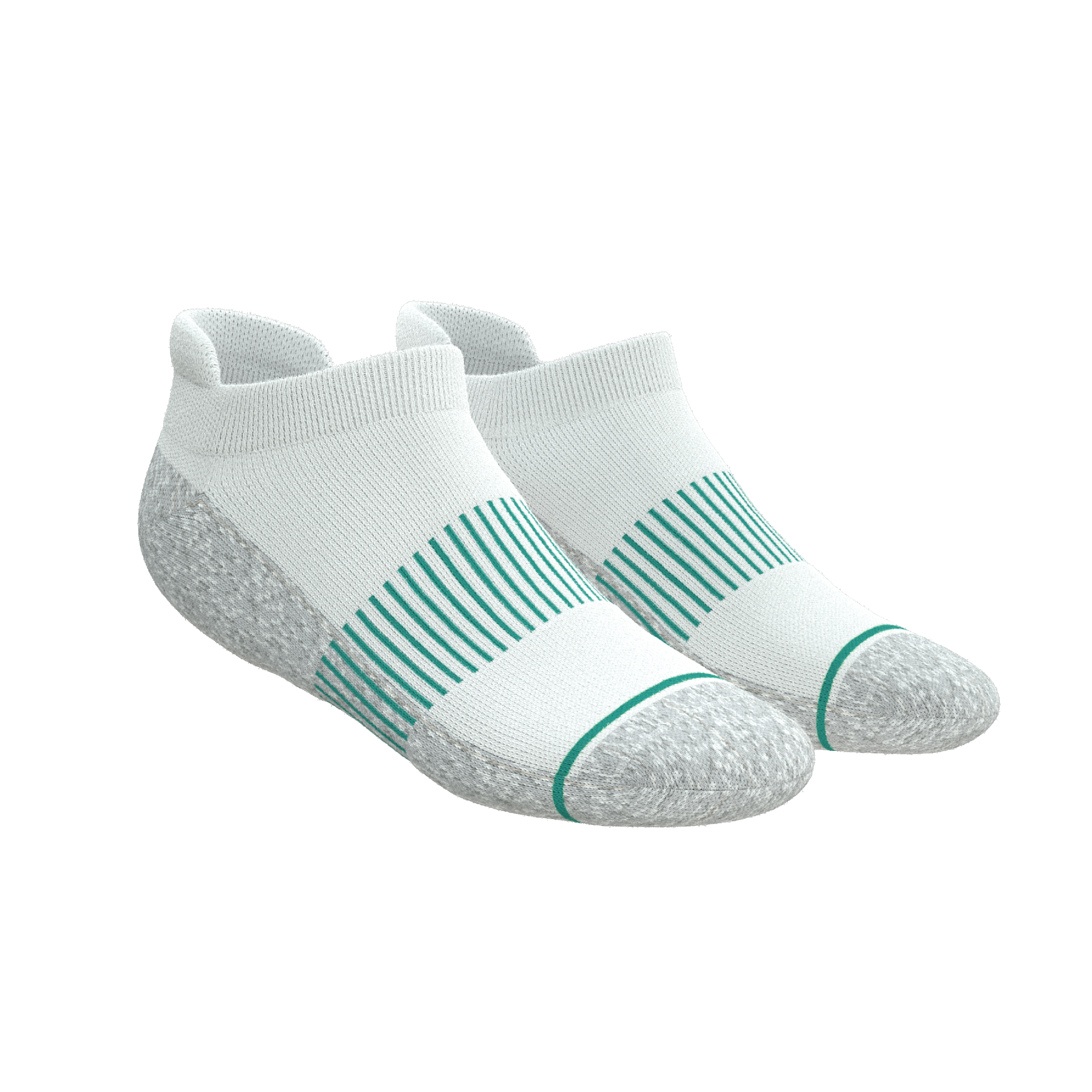 The Cloud 9 | White Stay Weird Heel Hammock™ Ankle Socks - Shinesty