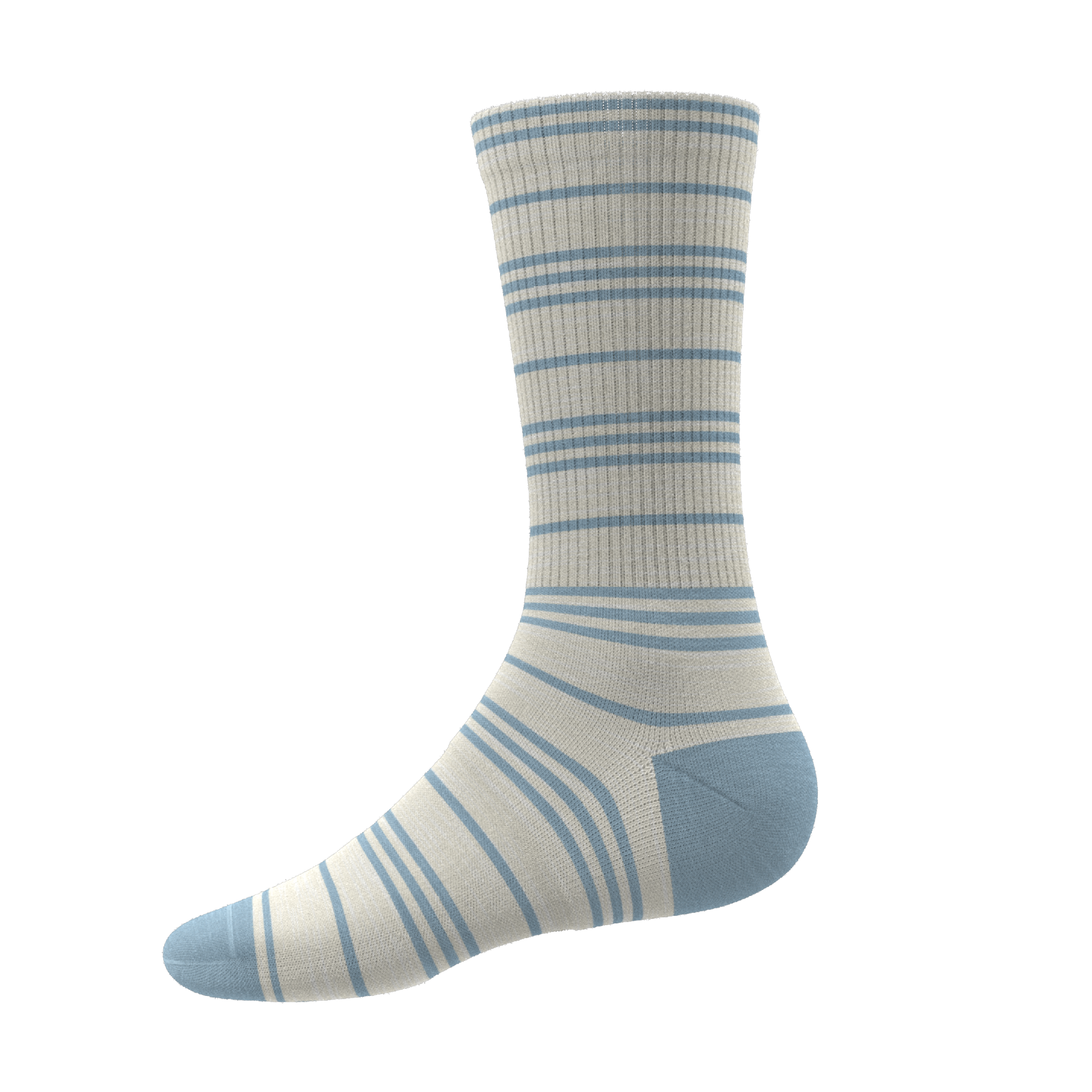 The College Ruled | Stripe Heel Hammock™ Crew Socks - Shinesty