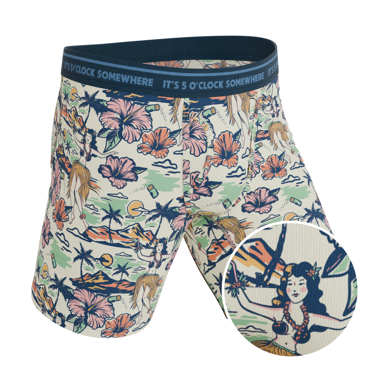 The Come Monday | Shinesty x Margaritaville® Ball Hammock® Boxer - Long Leg - Shinesty