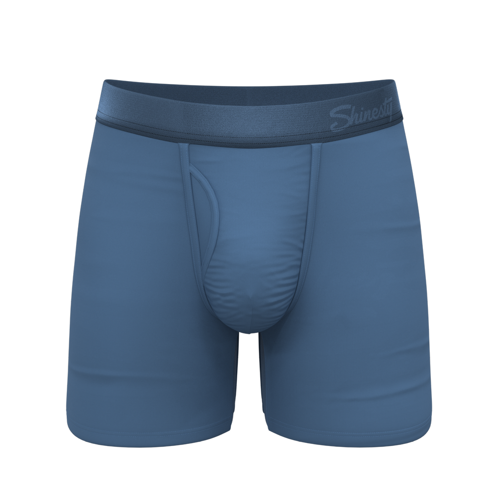 The Cool Cobalt | Slate Blue Ball Hammock® Magnum Big Pouch Underwear - Shinesty
