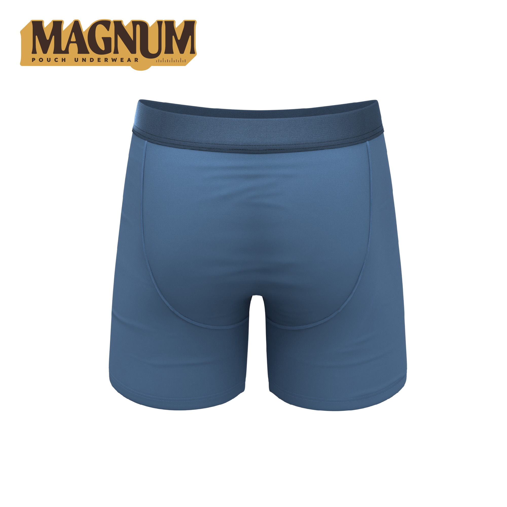 The Cool Cobalt | Slate Blue Ball Hammock® Magnum Big Pouch Underwear - Shinesty