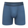The Cool Cobalt | Slate Blue Ball Hammock® Pouch Underwear With Fly - Shinesty