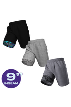 The Cooldown | Ball Hammock® 9 Inch Athletic Shorts 3 Pack - Shinesty