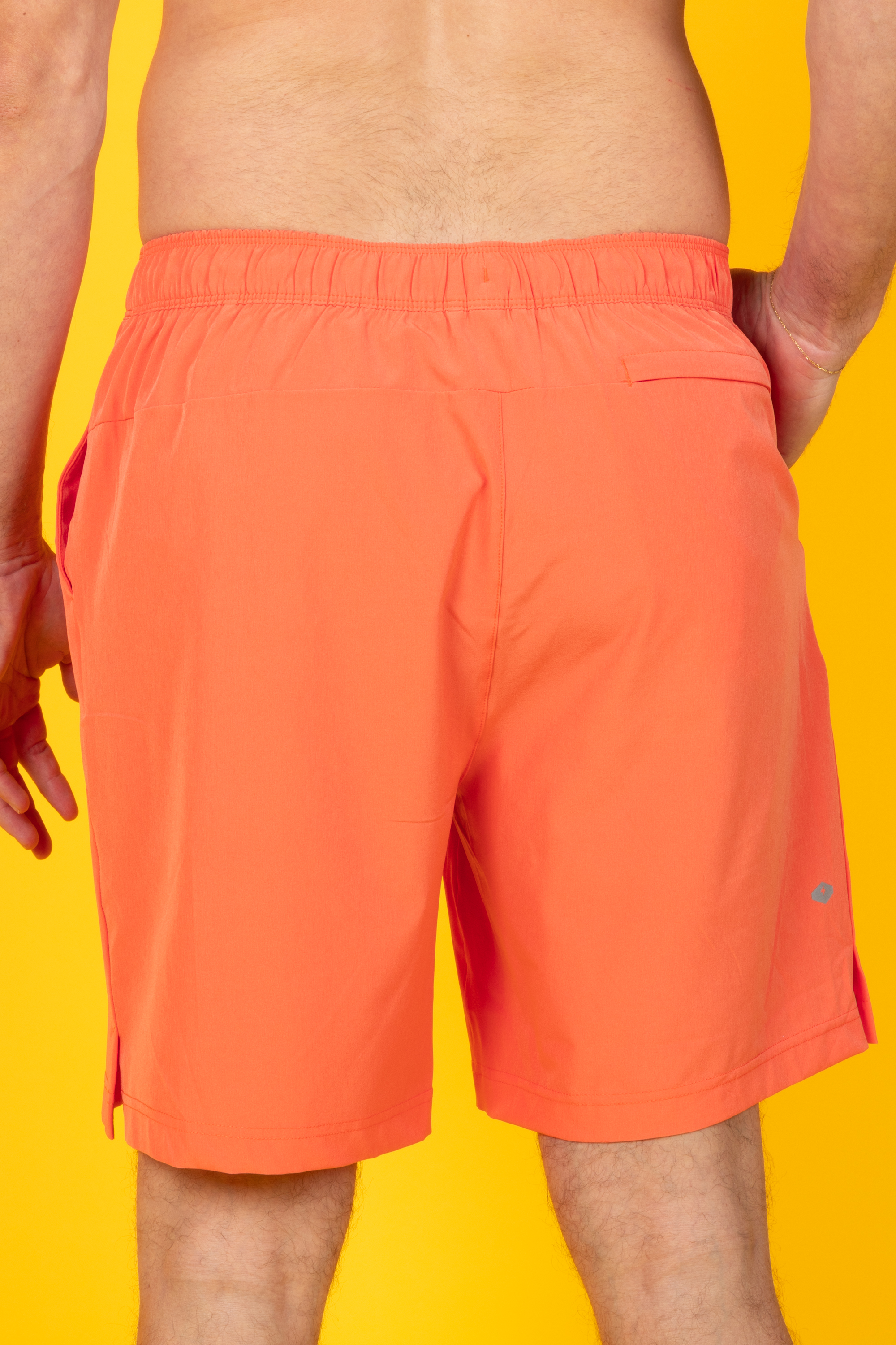 The Coral Reef | Coral And Aqua Ball Hammock® Pouch 8" Swim Trunks - Shinesty