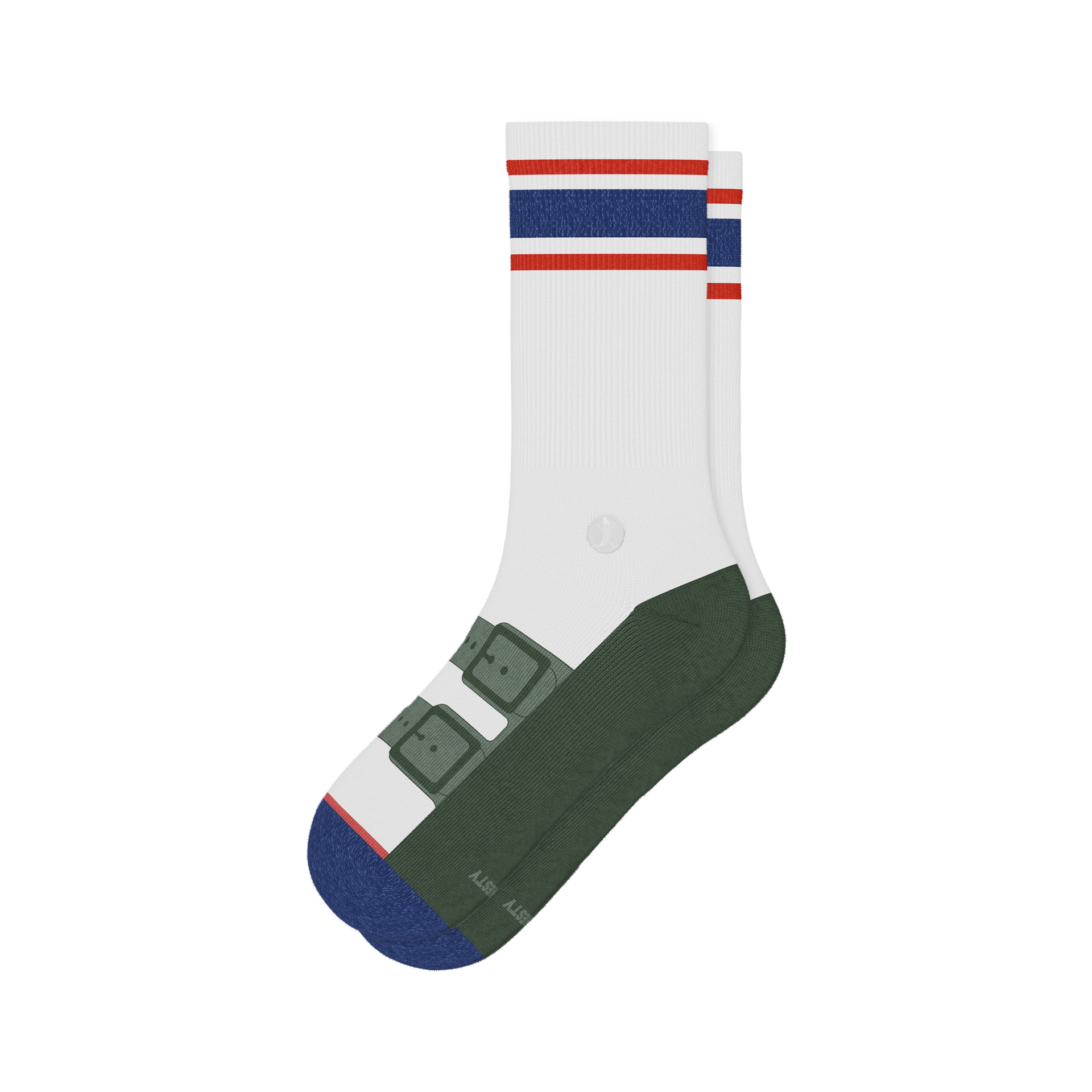 The Granola | Strap Sandal Heel Hammock™ Crew Socks - Shinesty