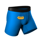 The Crown Jewels | Royal Blue Ball Hammock® Pouch Underwear With Fly - Shinesty