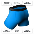 The Crown Jewels | Royal Blue Ball Hammock® Pouch Underwear With Fly - Shinesty