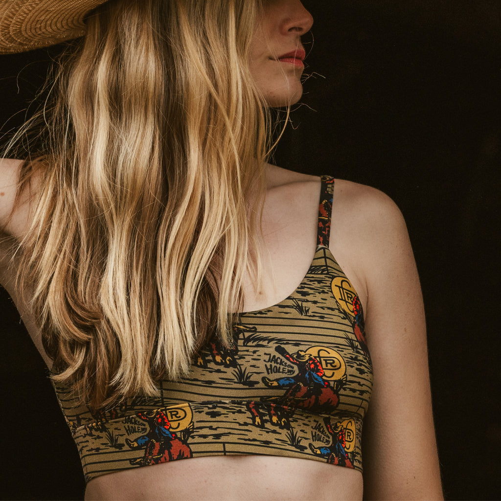 The 1912 | Western Shinesty x Diamond Cross Ranch Boob Hammock™ Scoop Bralette - Shinesty