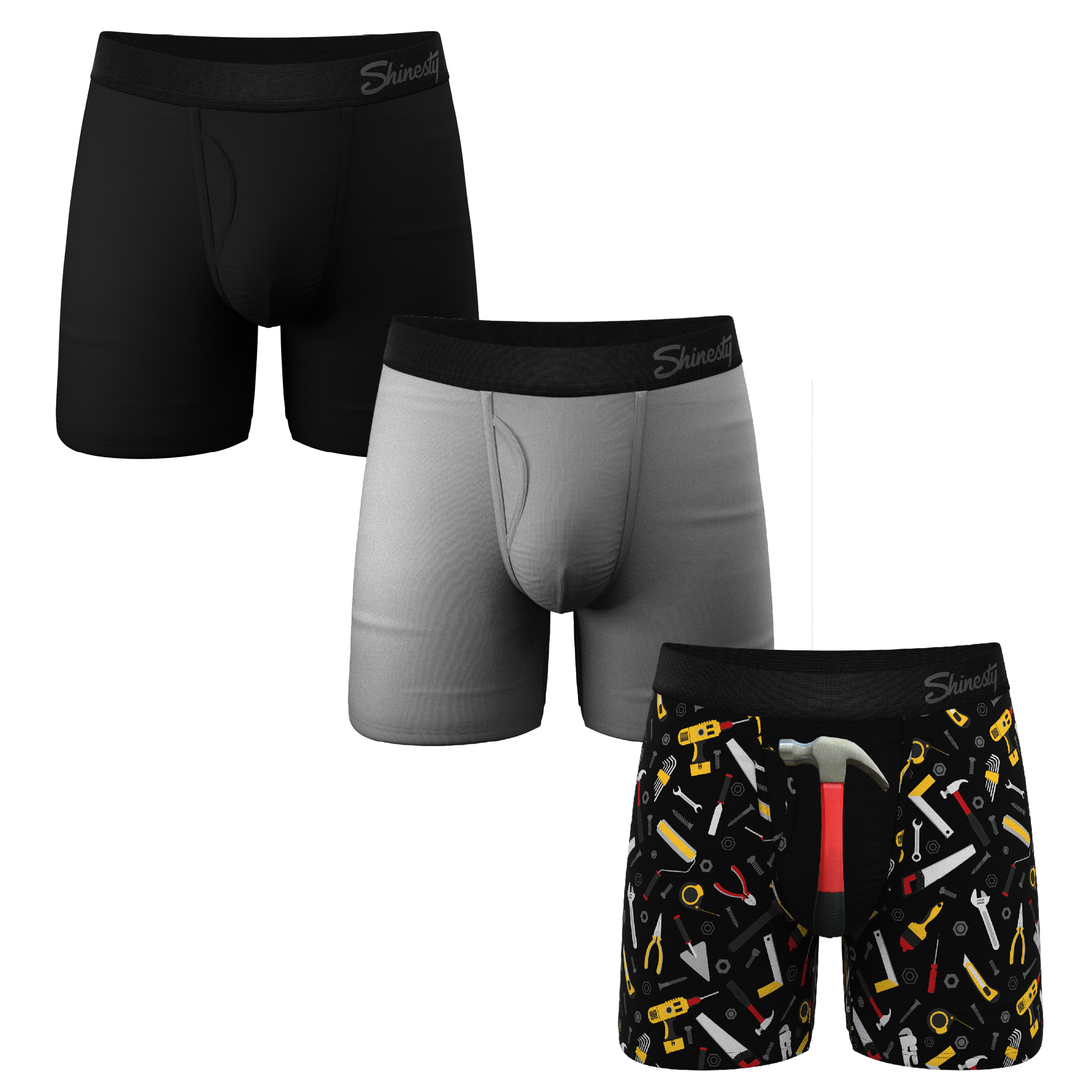 The Dad's Essentials Pack | Ball Hammock® Pouch Boxer Briefs with Fly 3 Pack - Shinesty