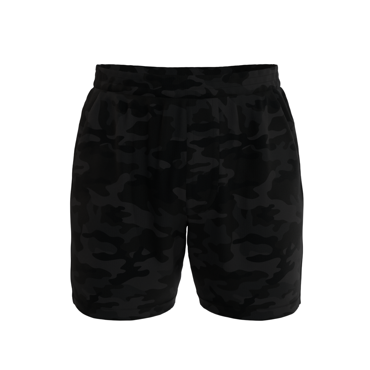 The Blackout | Black Camouflage Ball Hammock® 5 Inch Athletic Shorts