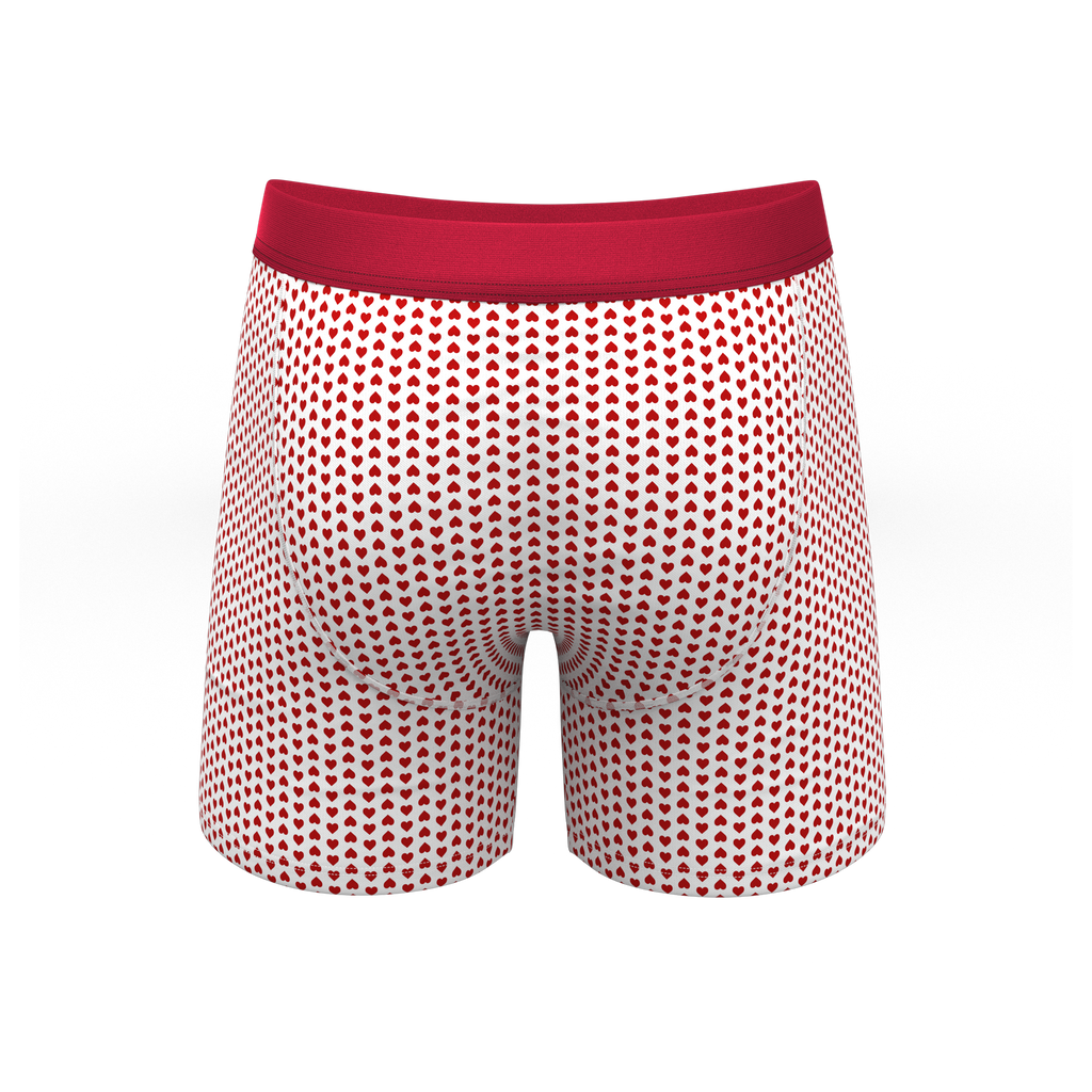 The Date Night | Valentine's Day Bow Ball Hammock® Pouch Underwear - Shinesty