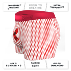 The Date Night | Valentine's Day Bow Ball Hammock® Pouch Trunks Underwear - Shinesty