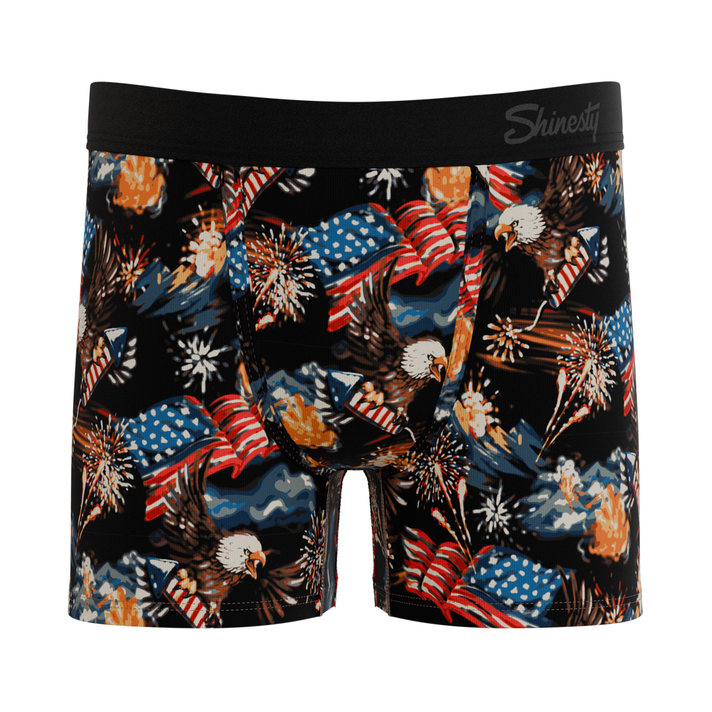 The Declaration | Americana Eagles Youth Boxer Briefs - Shinesty