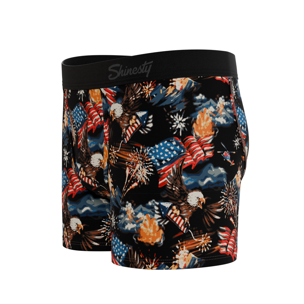 The Declaration | Americana Eagles Youth Boxer Briefs - Shinesty
