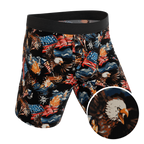 The Declaration | Americana Eagles Ball Hammock® Boxer - Long Leg - Shinesty