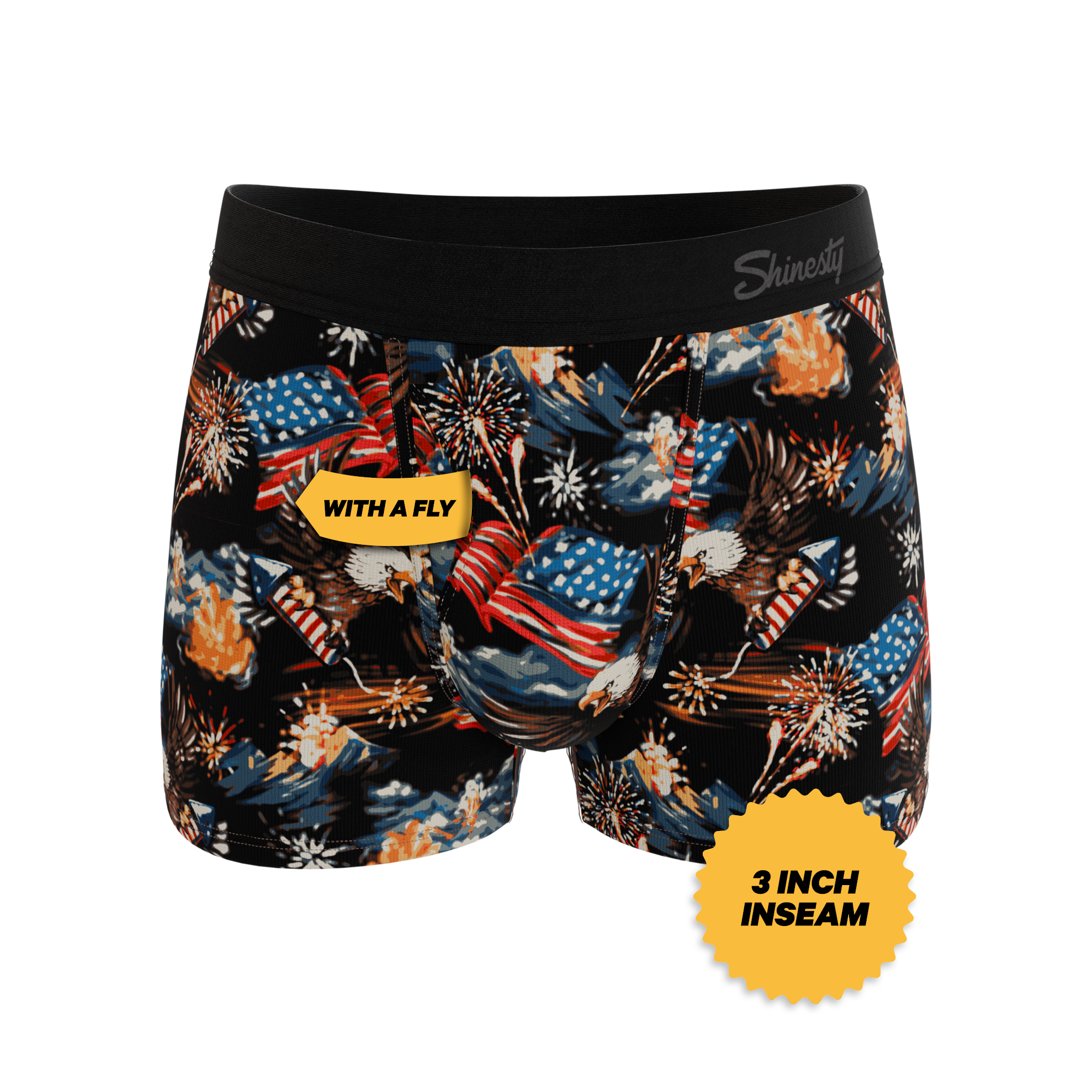 The Declaration | Americana Eagles Ball Hammock® Pouch Trunks Underwear - Shinesty