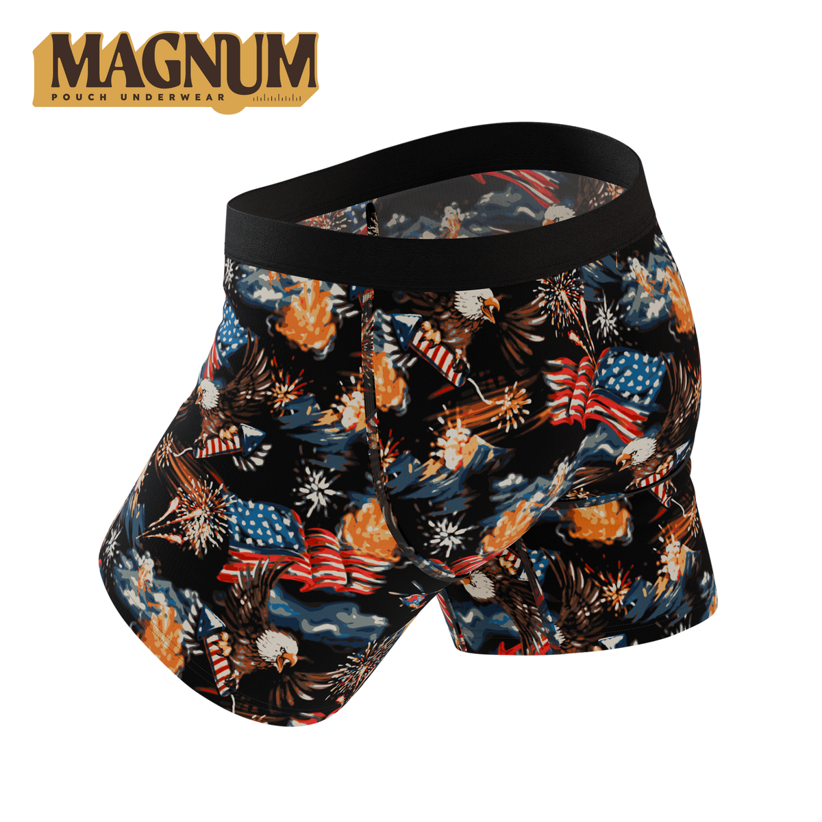 The Declaration | Americana Eagles Ball Hammock® Magnum Big Pouch Underwear - Shinesty
