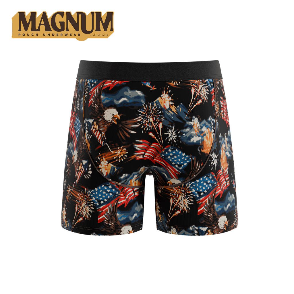 The Declaration | Americana Eagles Ball Hammock® Magnum Big Pouch Underwear - Shinesty
