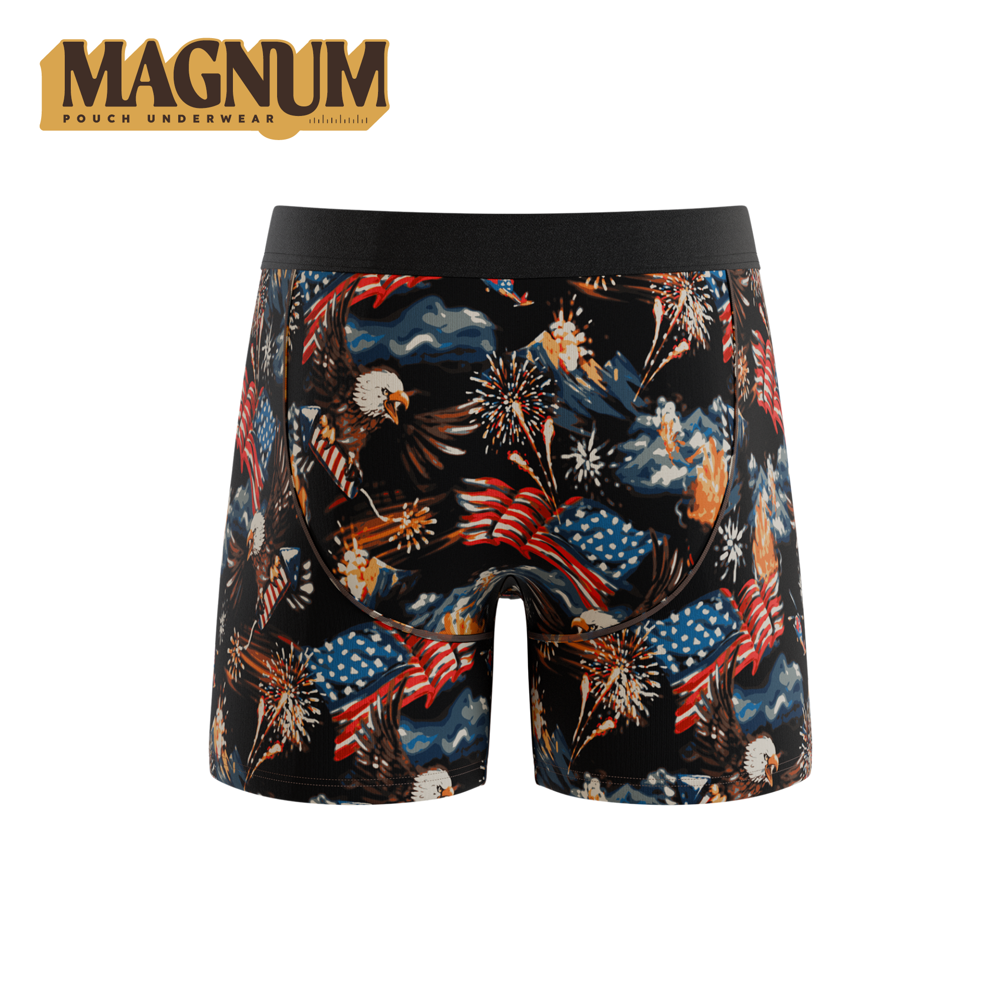The Declaration | Americana Eagles Ball Hammock® Magnum Big Pouch Underwear - Shinesty